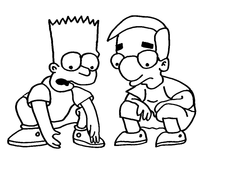 Bart und Milhouse