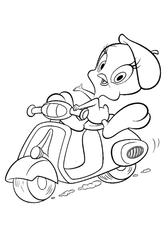 Tweety Motorrad