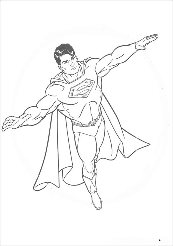malen nach drucken superman -4