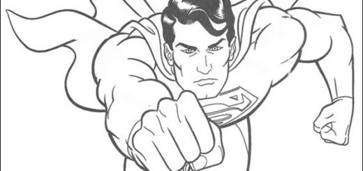 malvorlagen kostenlos superman -1